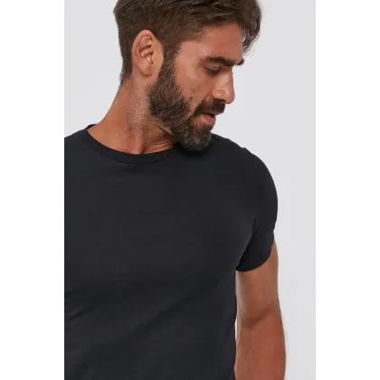 Zdjęcie Polo Ralph Lauren T-shirt (2-pack) 714835960001 męski kolor czarny gładki