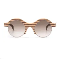 Picture Wooden frames and round lenses - Legno Light