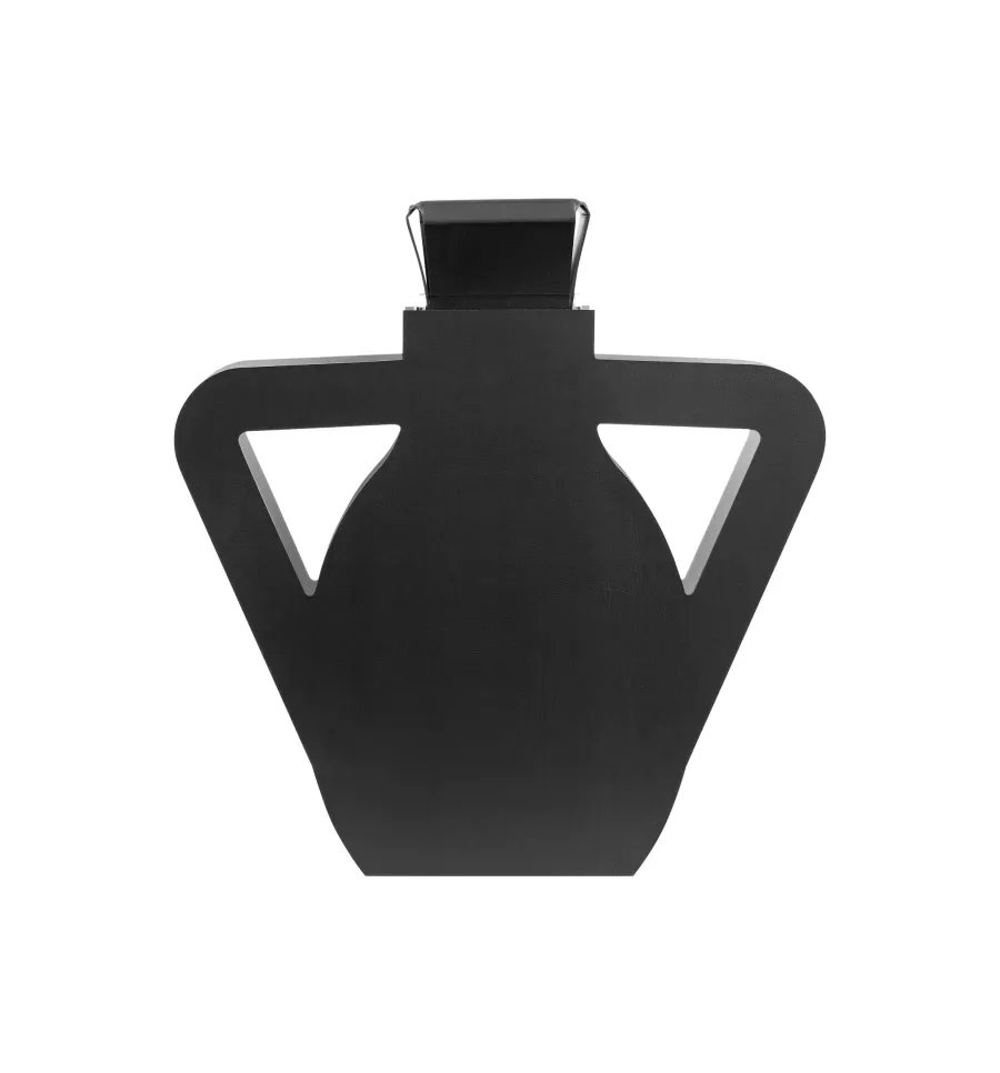 obrazek 1 Designerski skórzany czarny wazon Otto 9x41xH44 cm