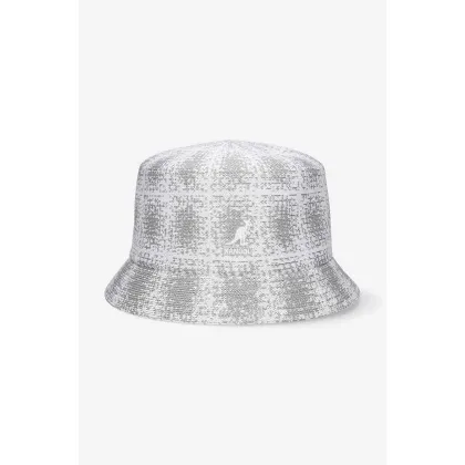 Zdjęcie Kangol kapelusz Grounge Plaid Bin kolor szary K3548.GREY-GREY/WHT
