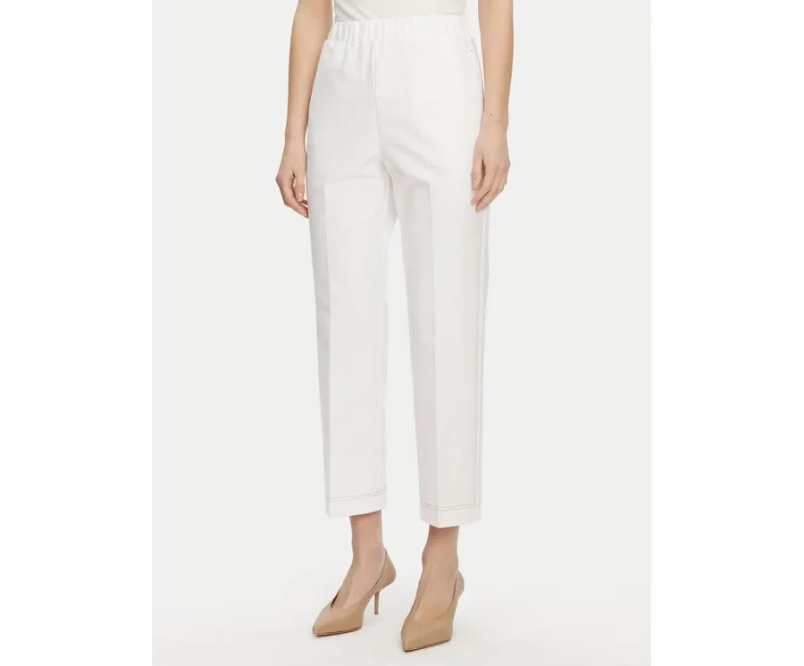 obrazek 1 Max Mara Chinosy 2516781047650 Biały Regular Fit