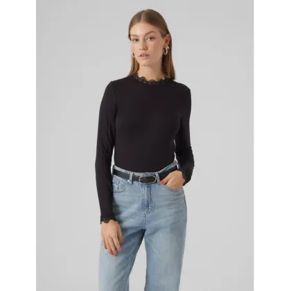 Zdjęcie Vero Moda Bluzka 10295141 Czarny Slim Fit