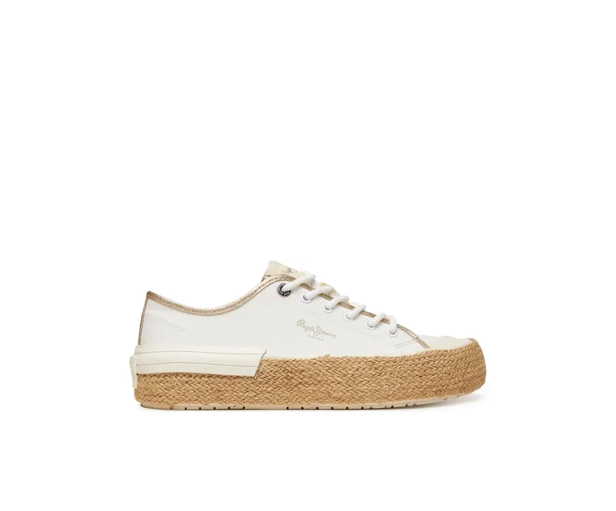 obrazek 1 Pepe Jeans Espadryle Samoi Mix PLS31595 Biały