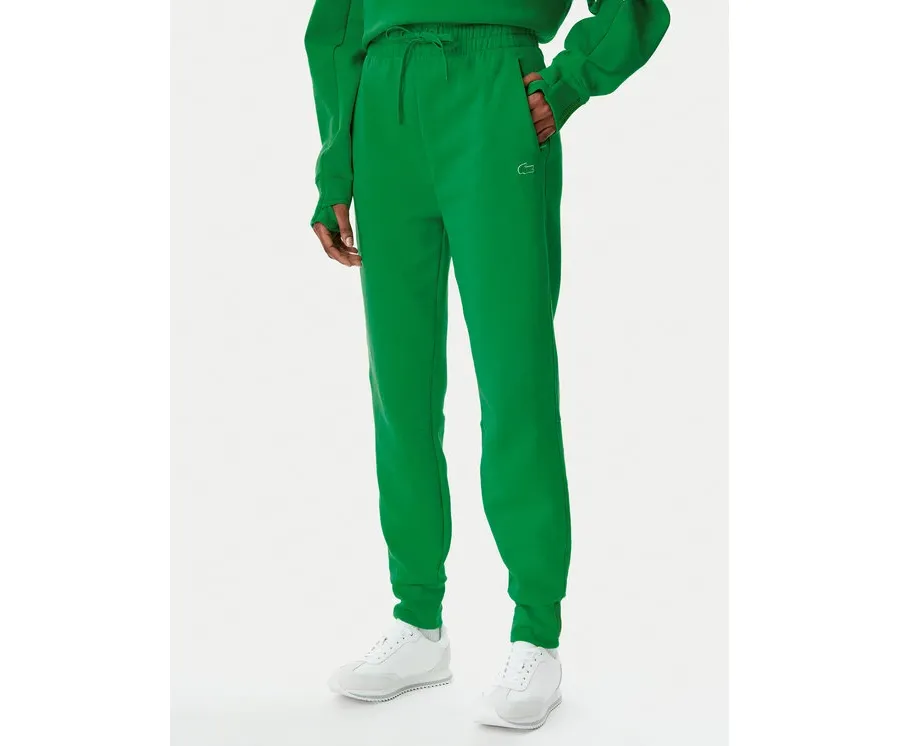 obrazek 1 Lacoste Spodnie dresowe XF0343 Zielony Regular Fit