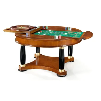 Picture Multifunctional exclusive table for games – chess – blackjack – backgammon – roulette – rummy