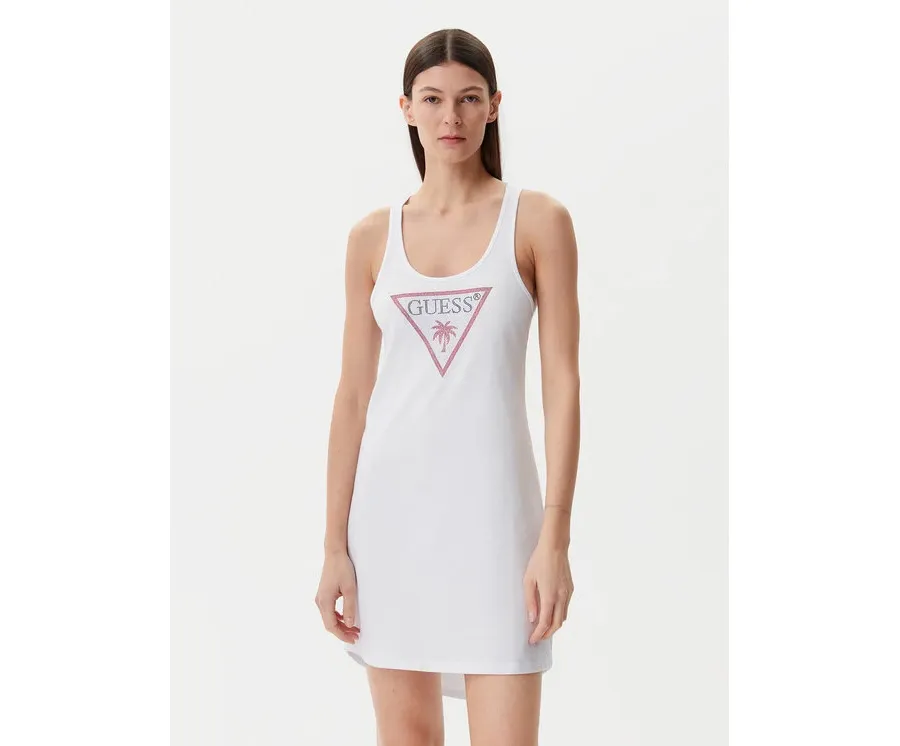 obrazek 1 Guess Sukienka letnia E5GP01 I3Z14 Biały Regular Fit