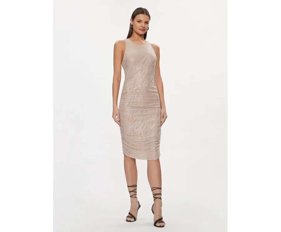 obrazek 1 Patrizia Pepe Sukienka koktajlowa 8A1324/J197-B799 Beżowy Slim Fit