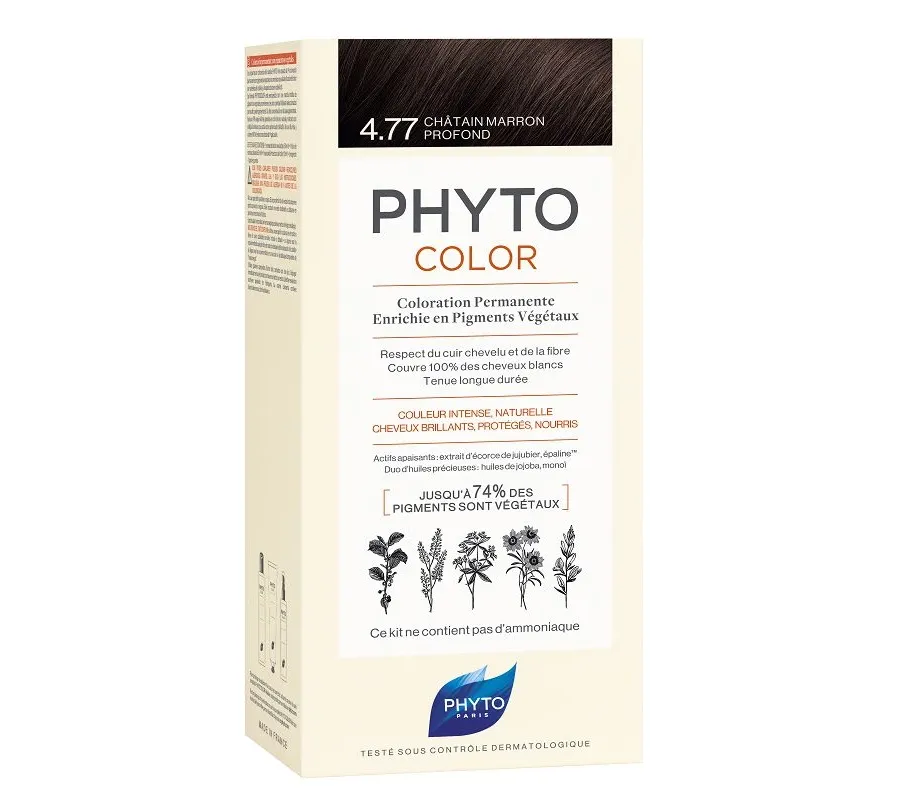 obrazek 1 Phyto Phytocolor Farba do włosów, 4.77 Intensywny Kasztanowy Brąz