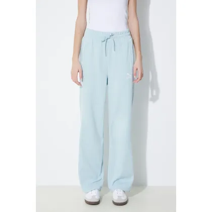 Zdjęcie Puma spodnie dresowe T7 High Waist Pant kolor niebieski gładkie 624212