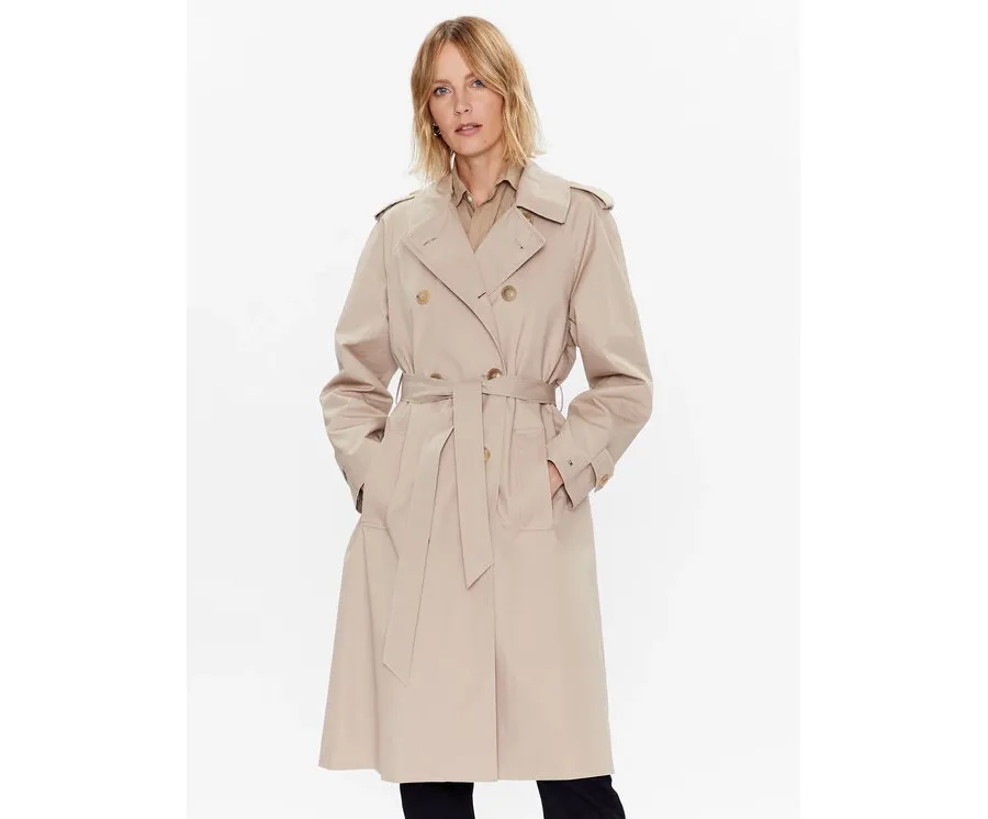 obrazek 1 Tommy Hilfiger Trencz WW0WW36960 Beżowy Regular Fit