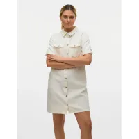 Zdjęcie Vero Moda Sukienka jeansowa Jennie 10309665 Biały Regular Fit