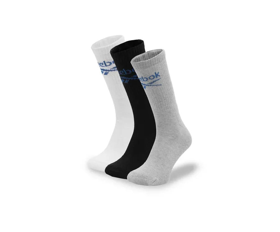 obrazek 1 Reebok Zestaw 3 par wysokich skarpet unisex R0258-SS24 (3-pack) Kolorowy