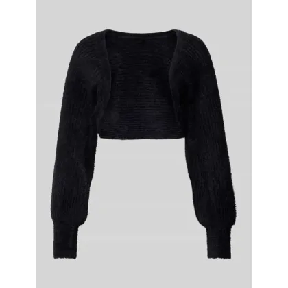 Zdjęcie Kurtka z dzianiny z bufiastymi rękawami model ‘AMANDA’