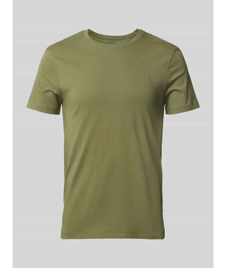 obrazek 1 Polo Ralph Lauren T-Shirt 710671438389 Zielony Custom Slim Fit
