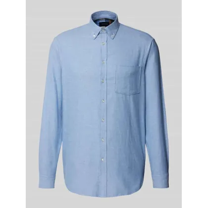 Zdjęcie Koszula casualowa o kroju regular fit z kołnierzykiem typu button down