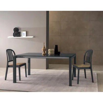 Zdjęcie Prestiżowe krzesło do salonu w stylu minimalistycznym – Zamagna Italia