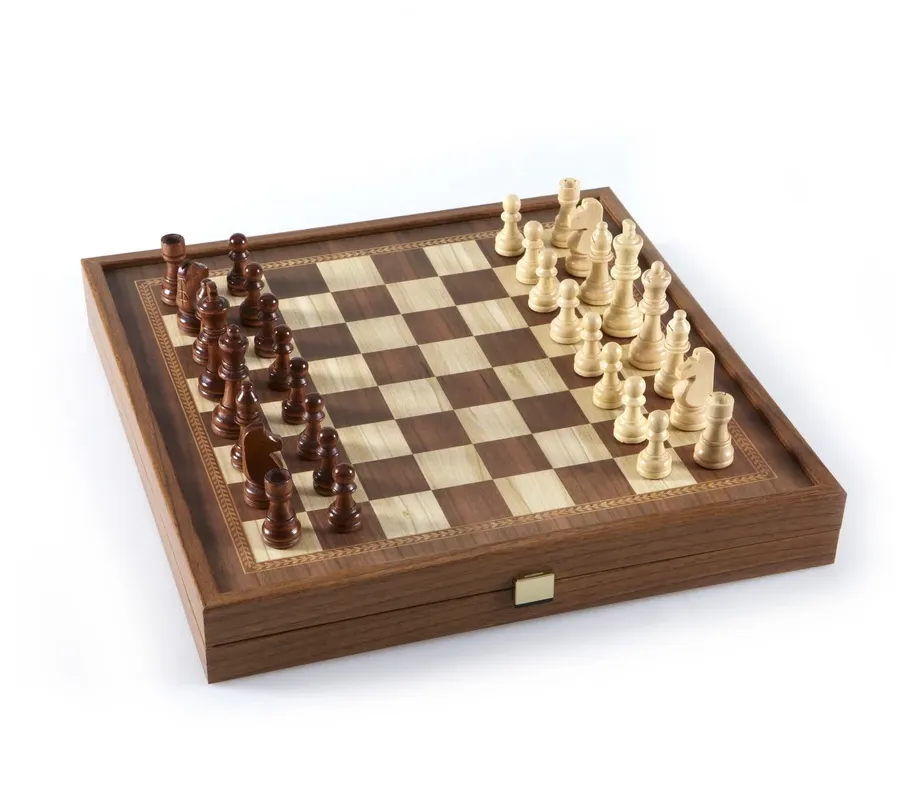 obrazek 4 Klasyczny zestaw 2 w 1 do gry w szachy oraz Backgammon - Constatntions Manopoulos