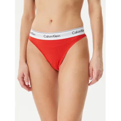 Zdjęcie Calvin Klein Underwear Figi klasyczne z wysokim stanem LV00QF8319 Czerwony