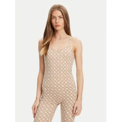 Zdjęcie Guess Top V5YP11 MC03W Beżowy Slim Fit