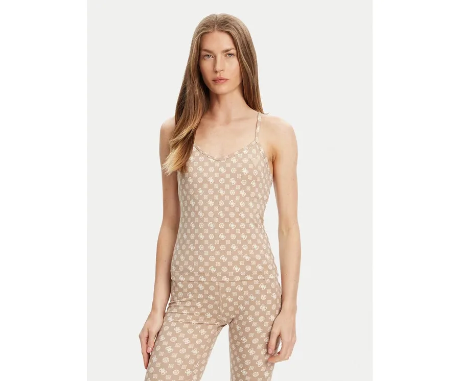 obrazek 1 Guess Top V5YP11 MC03W Beżowy Slim Fit