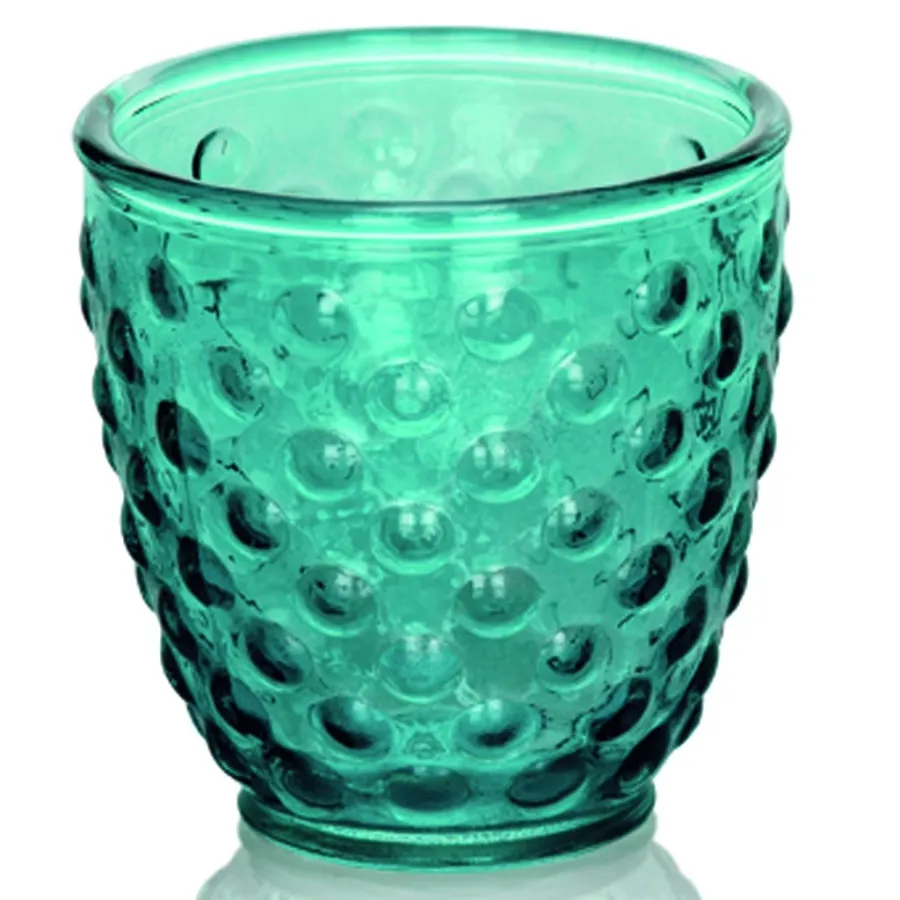 obrazek 1 Komplet 6 oryginalnych turkusowych szklanek do wody Bubbles – IVV