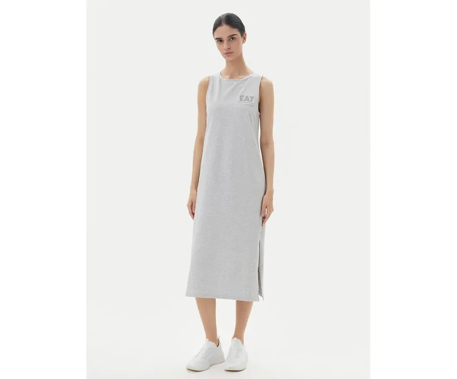 obrazek 1 EA7 Emporio Armani Sukienka codzienna 7W000180 AF12484 O8002 Szary Regular Fit