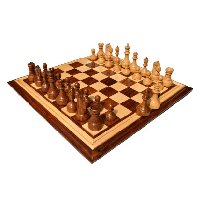 Zdjęcie Luksusowy drewniany zestaw szachowy - The Chess Empire