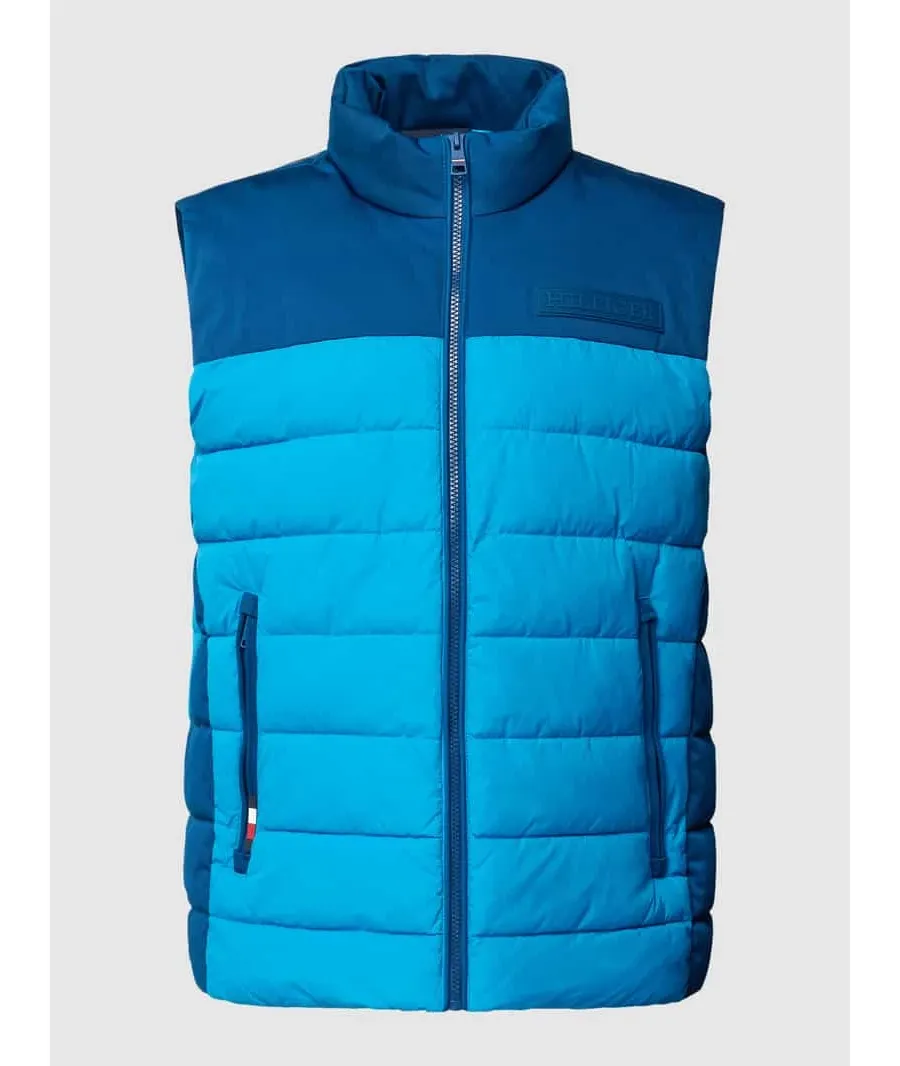 obrazek 1 Kamizelka pikowana w stylu Colour Blocking