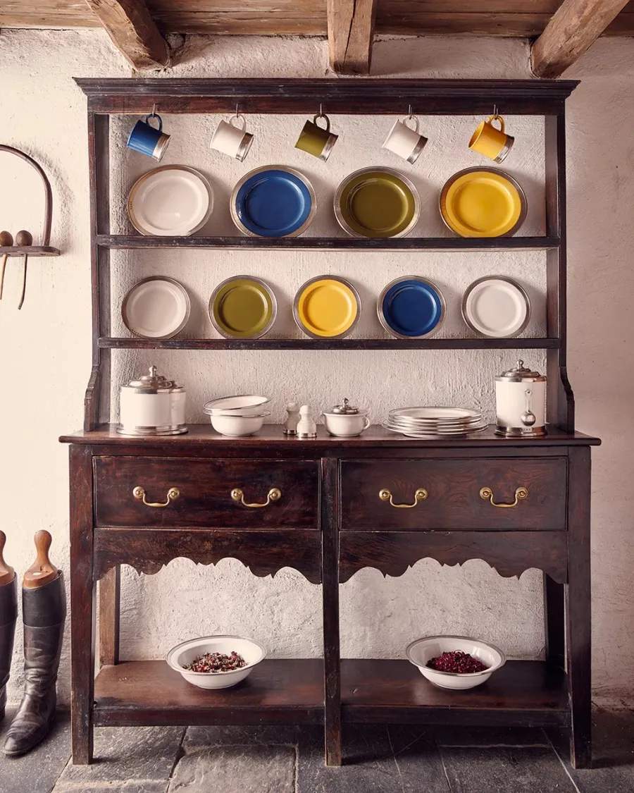 obrazek 2 Tradycyjny, ceramiczny kubek - wariant żółty