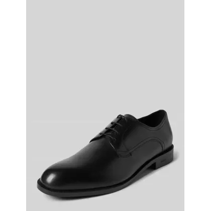 Zdjęcie Buty derby skórzane z detalami z logo model ‘Tayil’