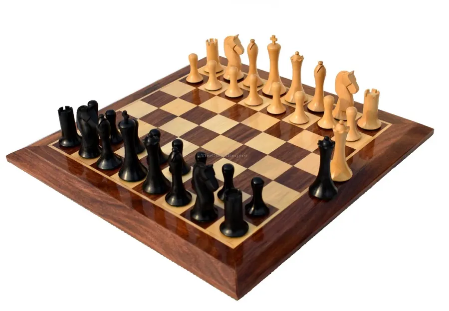 obrazek 1 Niepowtarzalna sztuka ręcznego rzemiosła w postaci zestawu szachowego - The Chess Empire