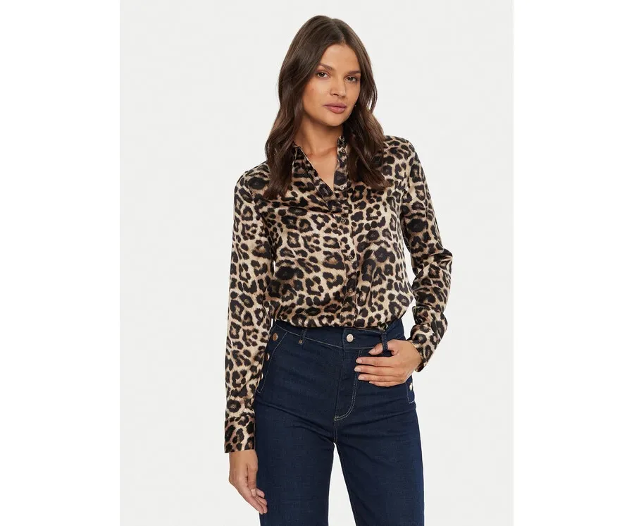 obrazek 1 Marciano Guess Koszula 4BGH32 7014A Brązowy Regular Fit