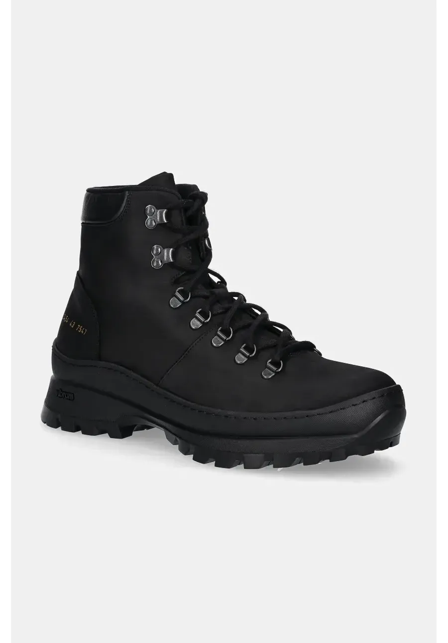 obrazek 1 Common Projects trapery skórzane Hiking Boot męskie kolor czarny 2454