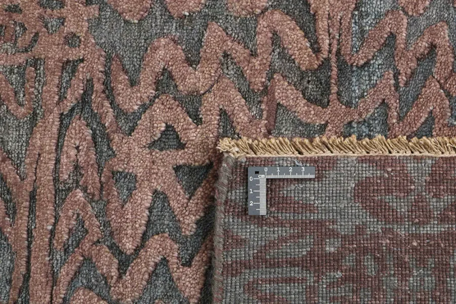 picture 2 Stylish brown exclusive 3D carpet - DAMASK 7090