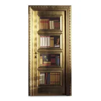 Zdjęcie Stylowe włoskie drzwi wewnętrzne patynowane złotem