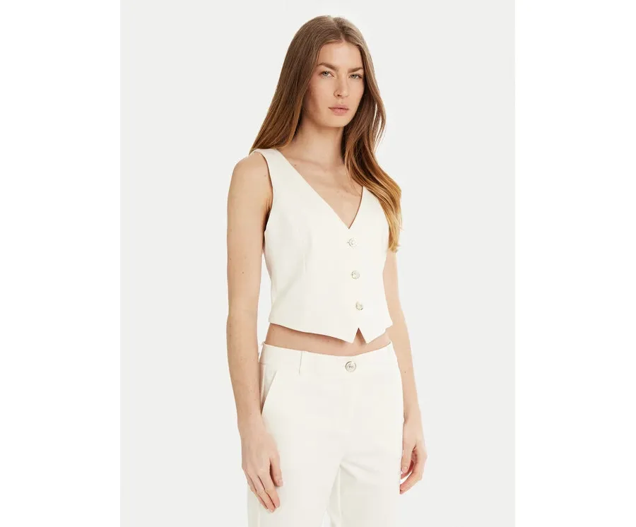 obrazek 1 Marella Kamizelka Camper 2513911034 Biały Slim Fit