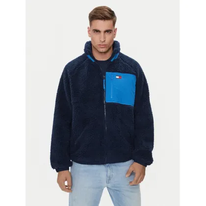 Zdjęcie Tommy Jeans Kurtka przejściowa Teddy DM0DM18906 Granatowy Relaxed Fit