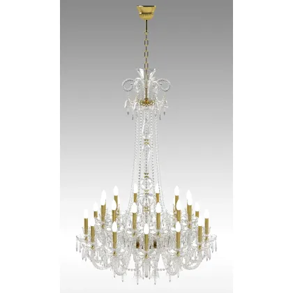 Zdjęcie Kryształowy żyrandol salonowy z włoch