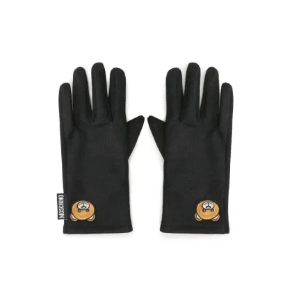 Zdjęcie MOSCHINO Rękawiczki Damskie 65345 M2812 Czarny