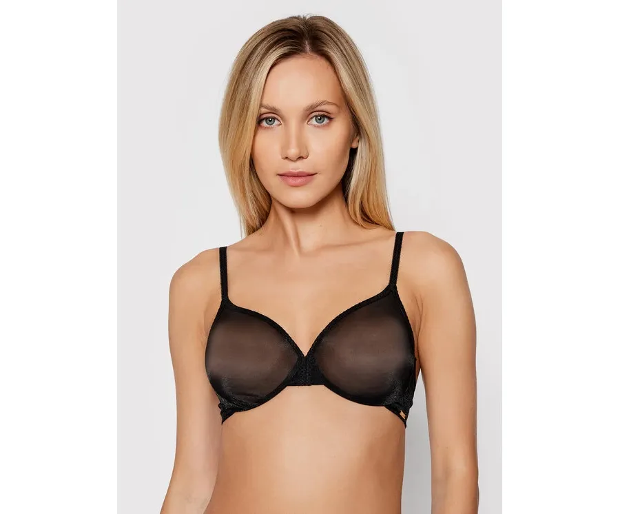 obrazek 1 Gossard Biustonosz z fiszbiną Glossies Sheer Moulded 6271 Czarny