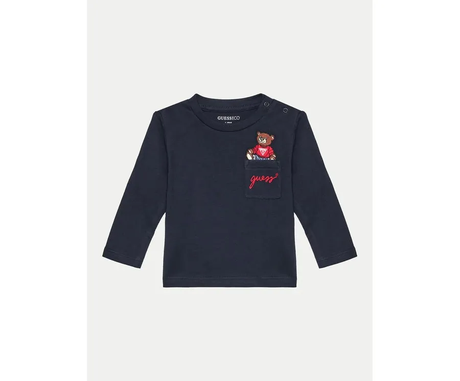 obrazek 1 Guess Bluzka I4BI00 I3Z13 Granatowy Regular Fit
