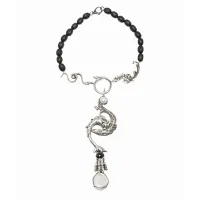 Zdjęcie Oryginalny damski naszyjnik wykonany ze srebra i perły - Pampaloni