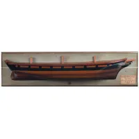 Picture Panel with a model of the ship
