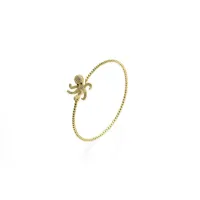Picture Sumptuous Italian bracelet, 18K gold-plated silver, White zircons