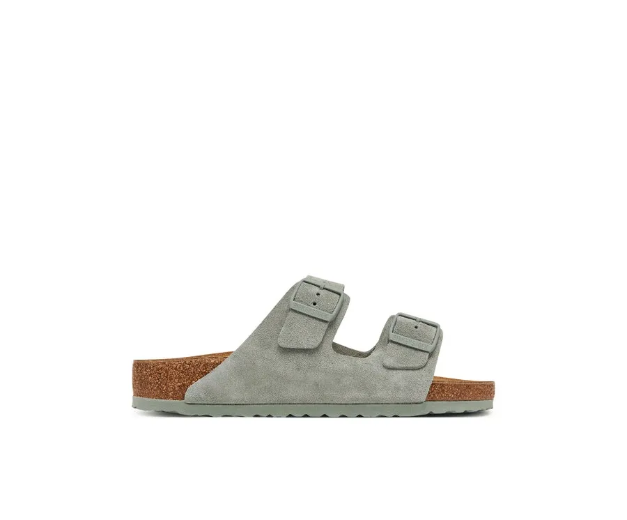 obrazek 1 Birkenstock Klapki Arizona zamsz 1029146 Zielony