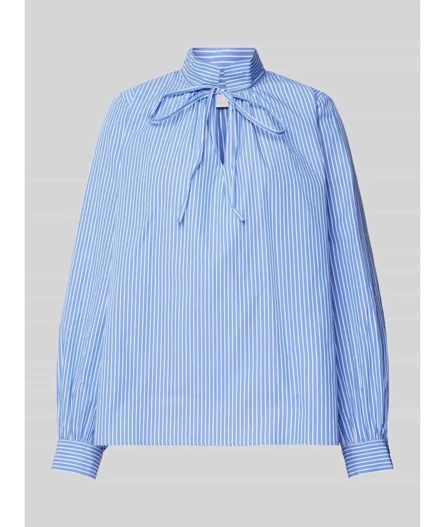 obrazek 1 Bluzka o kroju regular fit z wiązanym detalem