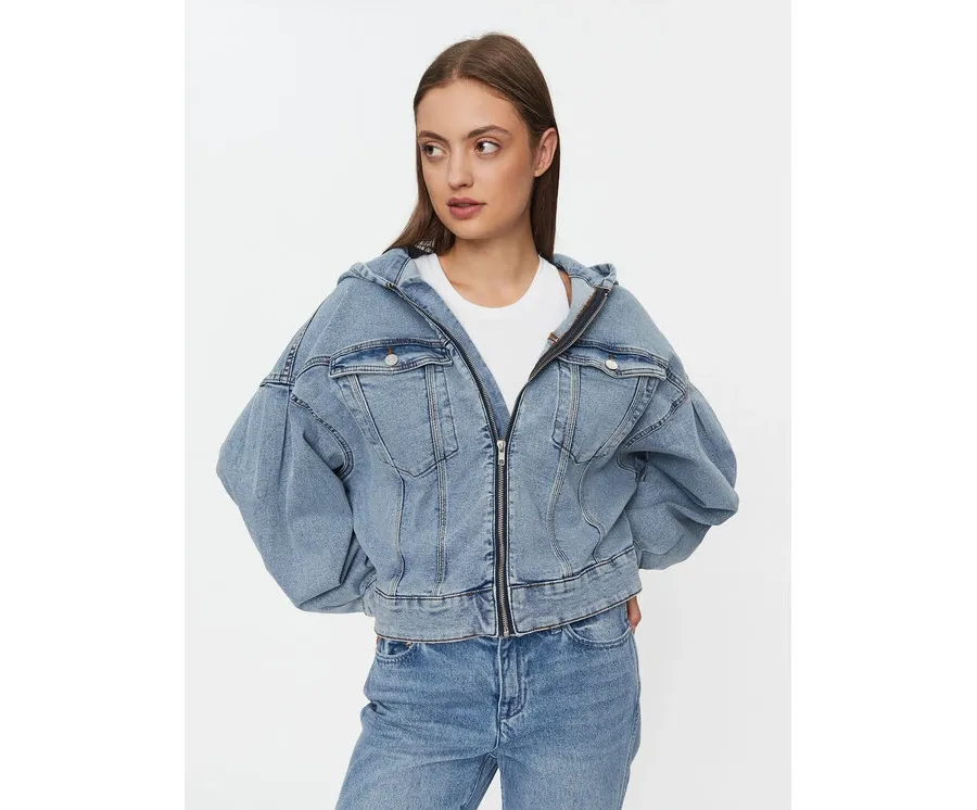 obrazek 1 Noisy May Kurtka jeansowa Alviva 27028452 Niebieski Relaxed Fit