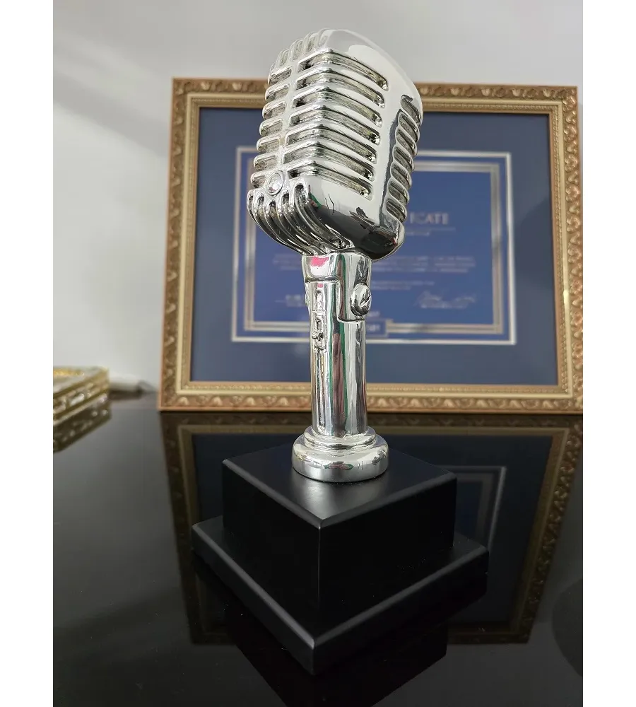 picture 3 Statuette with microphone - Astra Argenti