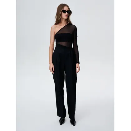 Zdjęcie Undress Code Spodnie materiałowe Dolce 602 Czarny Relaxed Fit