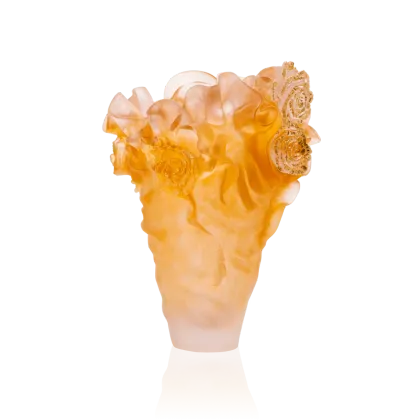 Zdjęcie Ekskluzywny wazon – bukiet róż – marka Daum